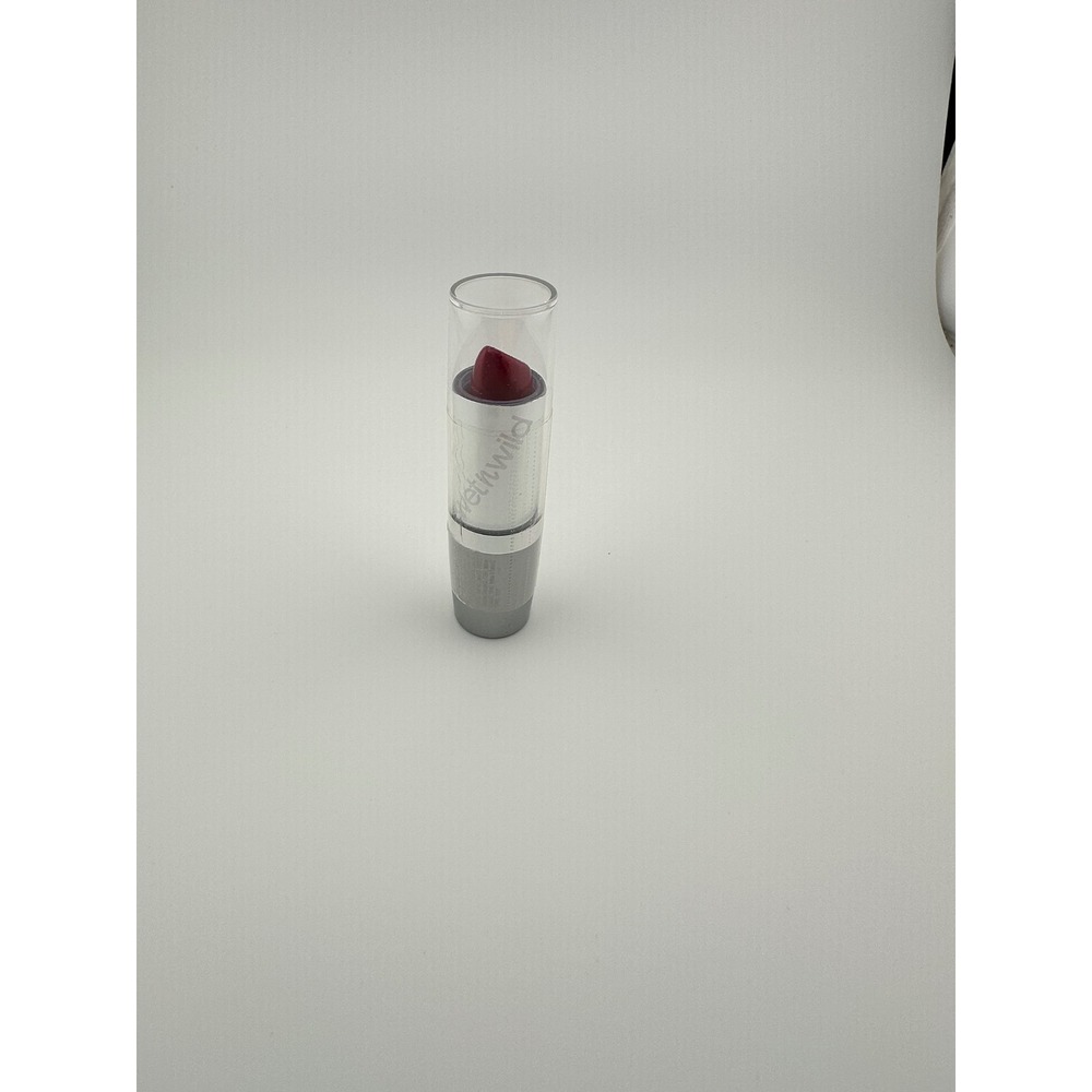 Wet n Wild Lipstick 552A 0.13oz Just Garnet New Silk Finish Creamy Berry